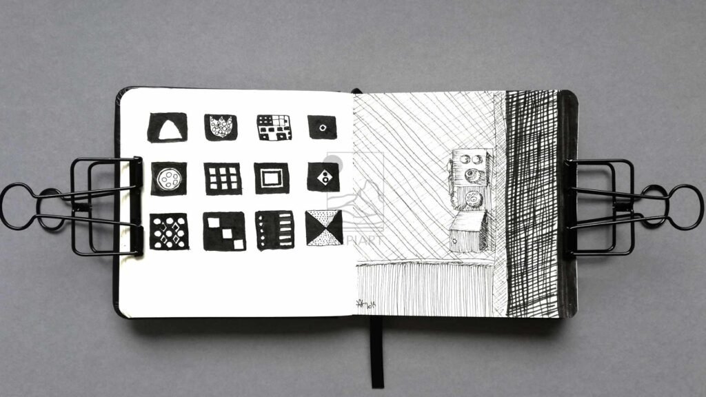 sketchbook_page_ink_drawing_telephone_arpiart.jpg
